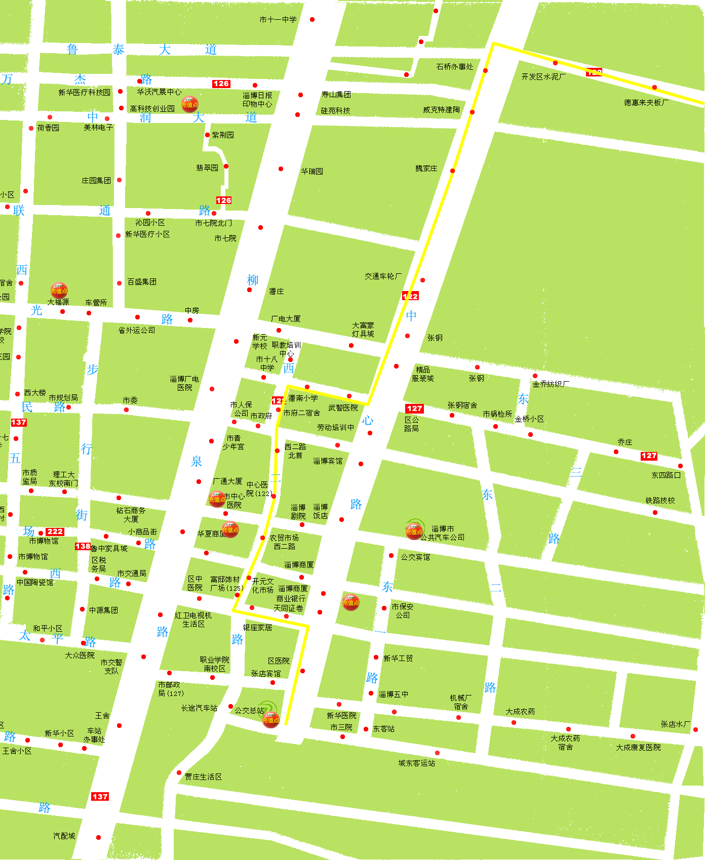 江阴公交线路地图