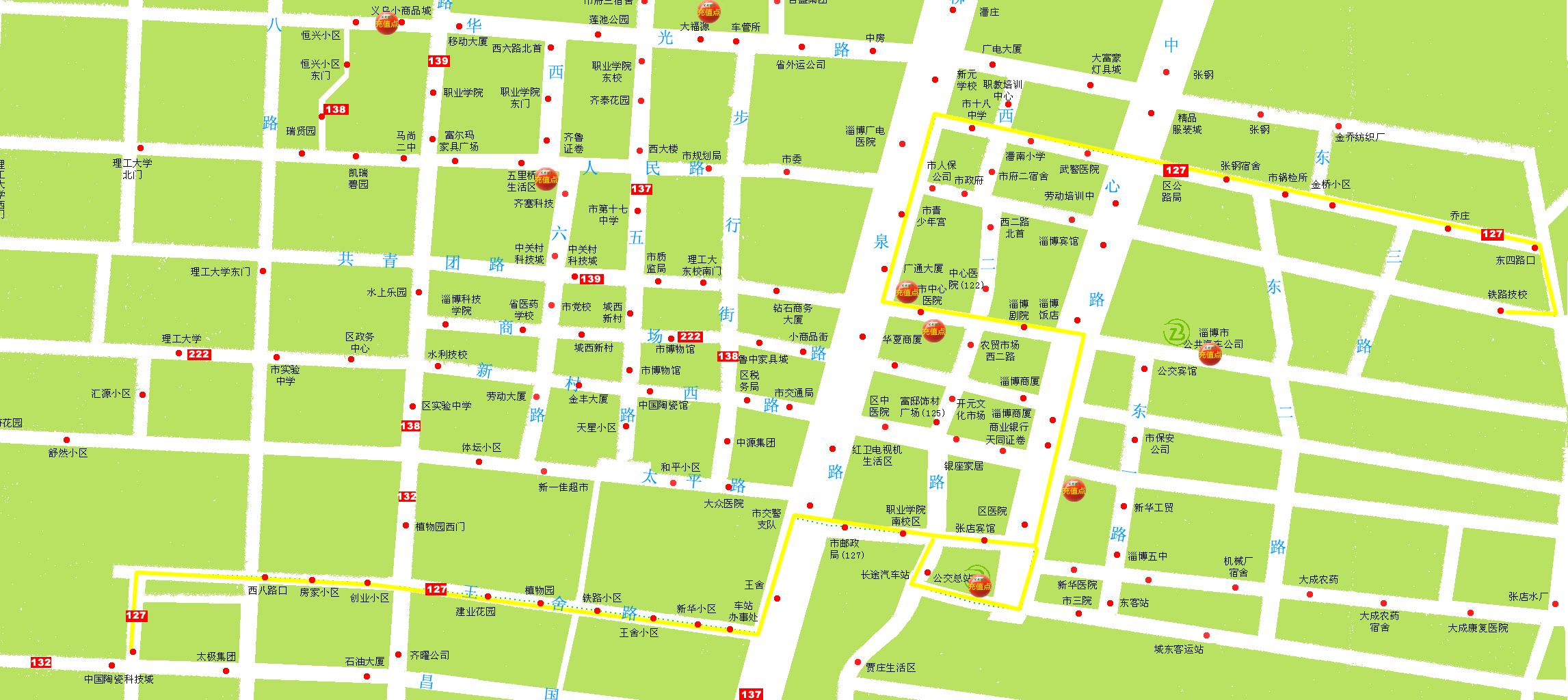 淄博市最新公交线路